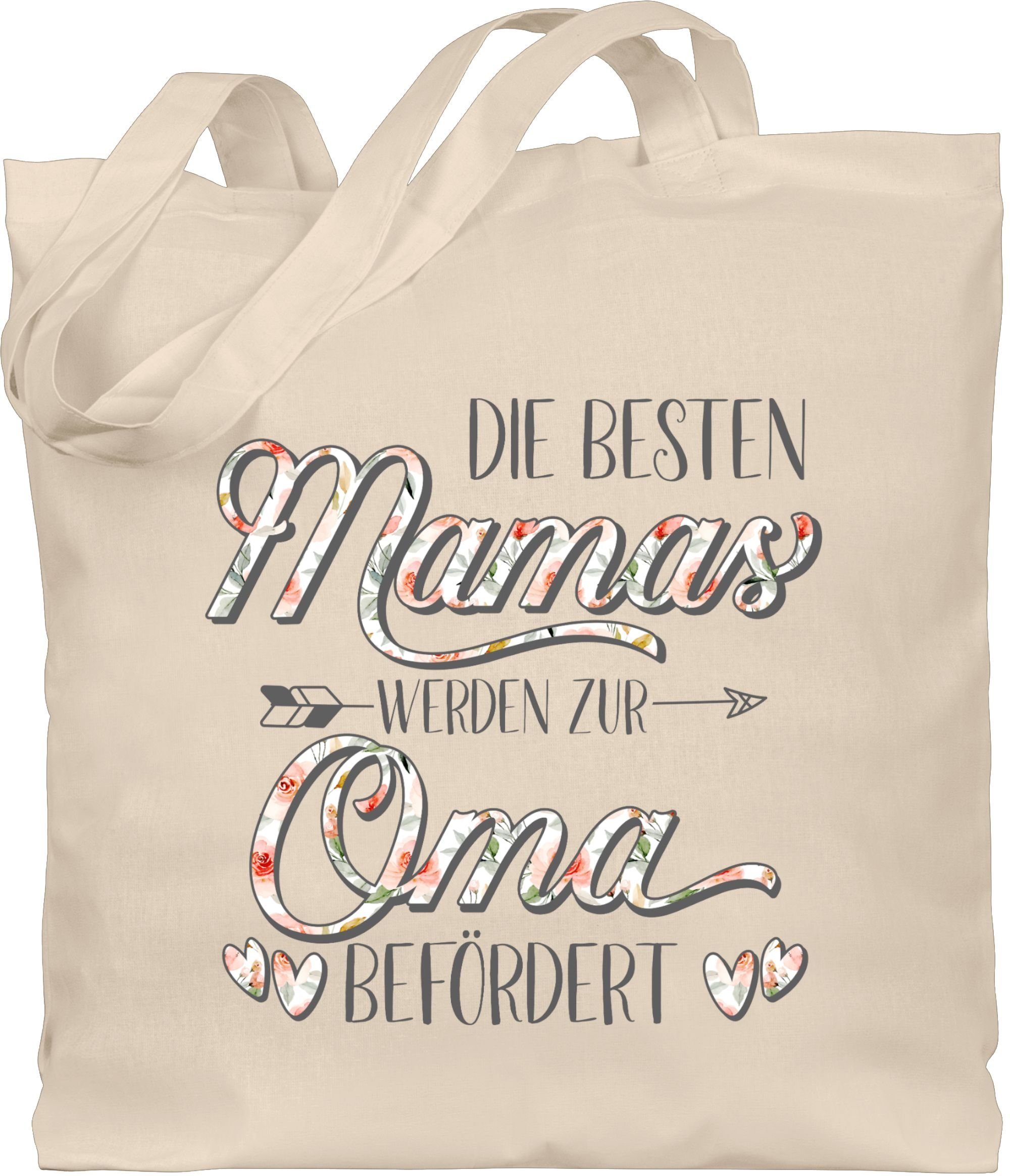 Baumwolltasche „Die Besten Mamas Werden Zur Oma Befördert“ – Geschenk Für Werdende Omas